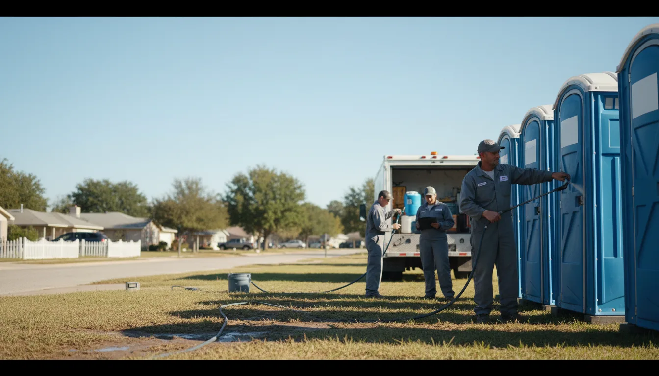 Long-Term Portable Toilet Rental in Sunray, TX near me